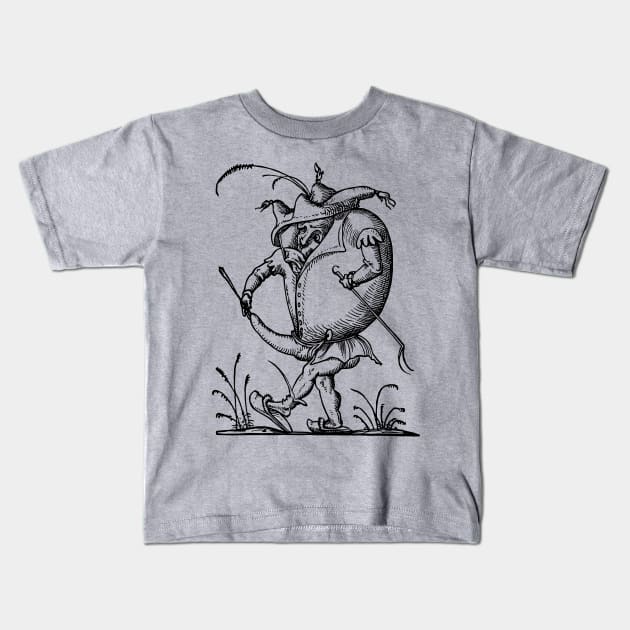 Grotesque #52 The Drolatic Dreams of Pantagruel (1565) Kids T-Shirt by n23tees